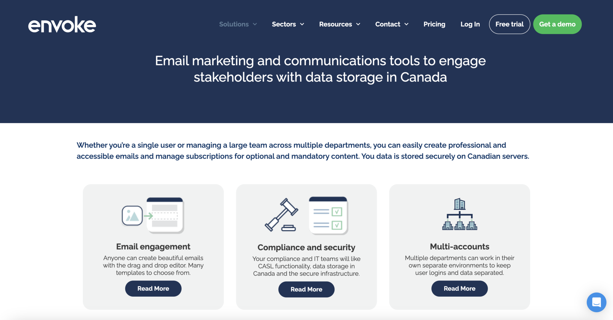 Canadian Alternative to Evoke in Canada for newsletter marketing