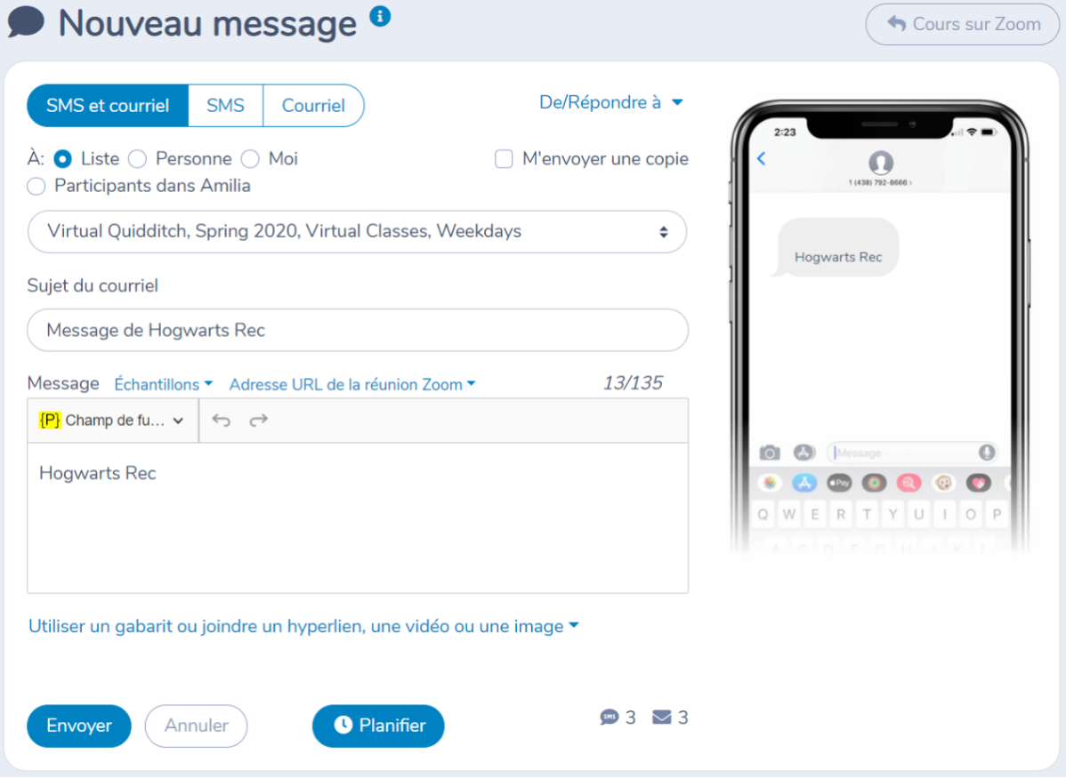 Donner des cours sur Zoom avec Amilia — illustration