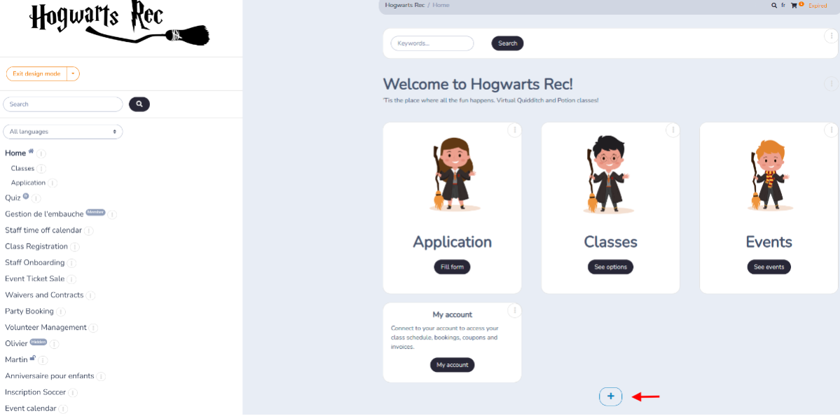 Activity Messenger Help | Creating the microsite and client portal ...