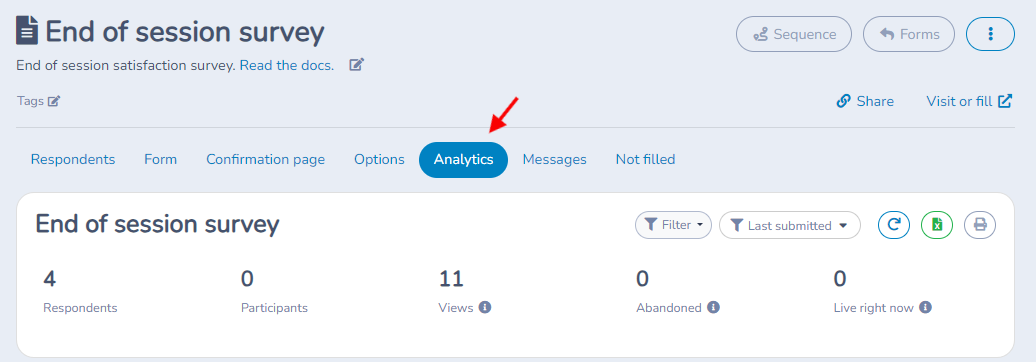 Surveys and analytics — illustration