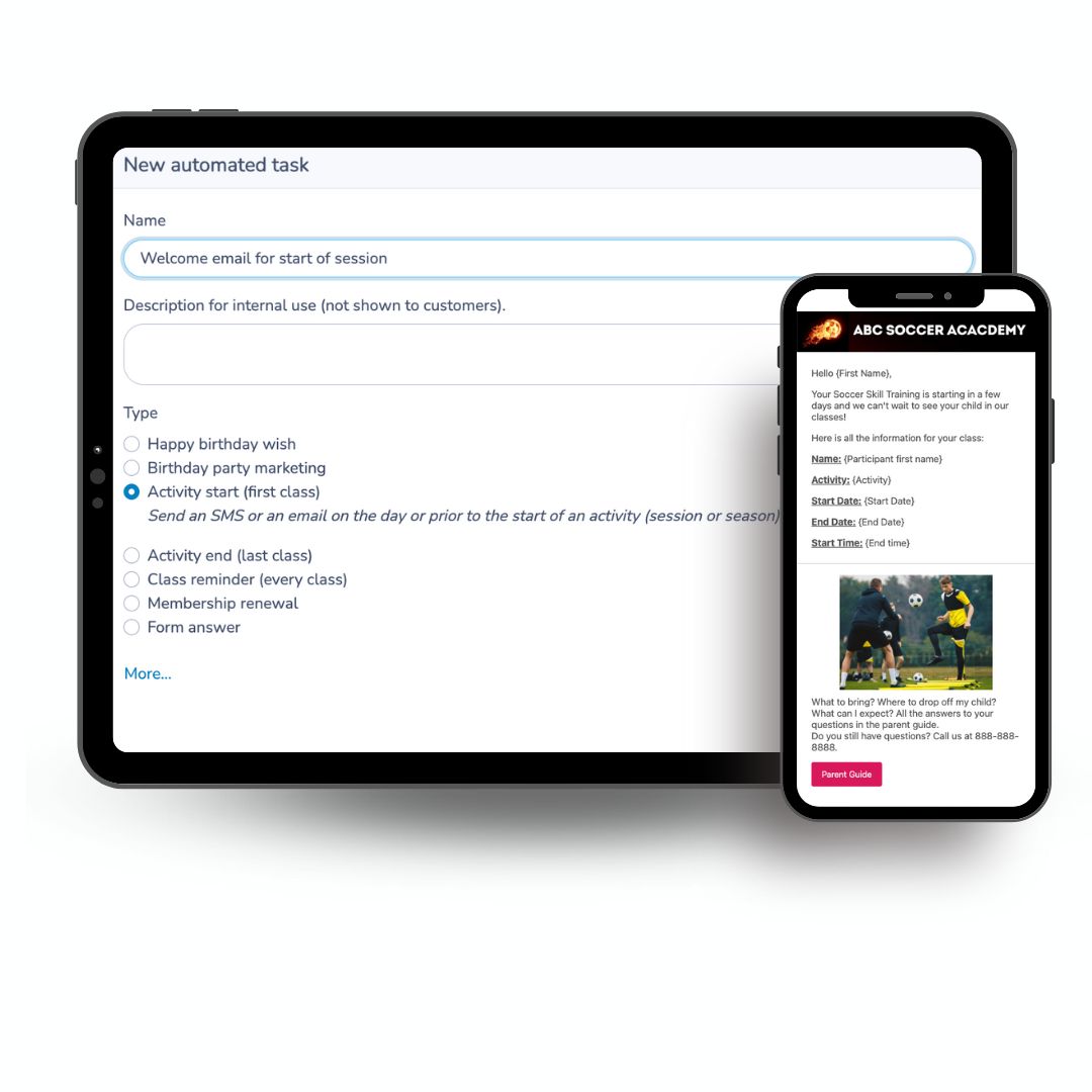 Automate SMS/Email communications