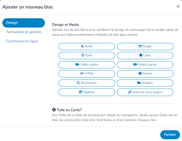 Création du microsite et portail client — illustration