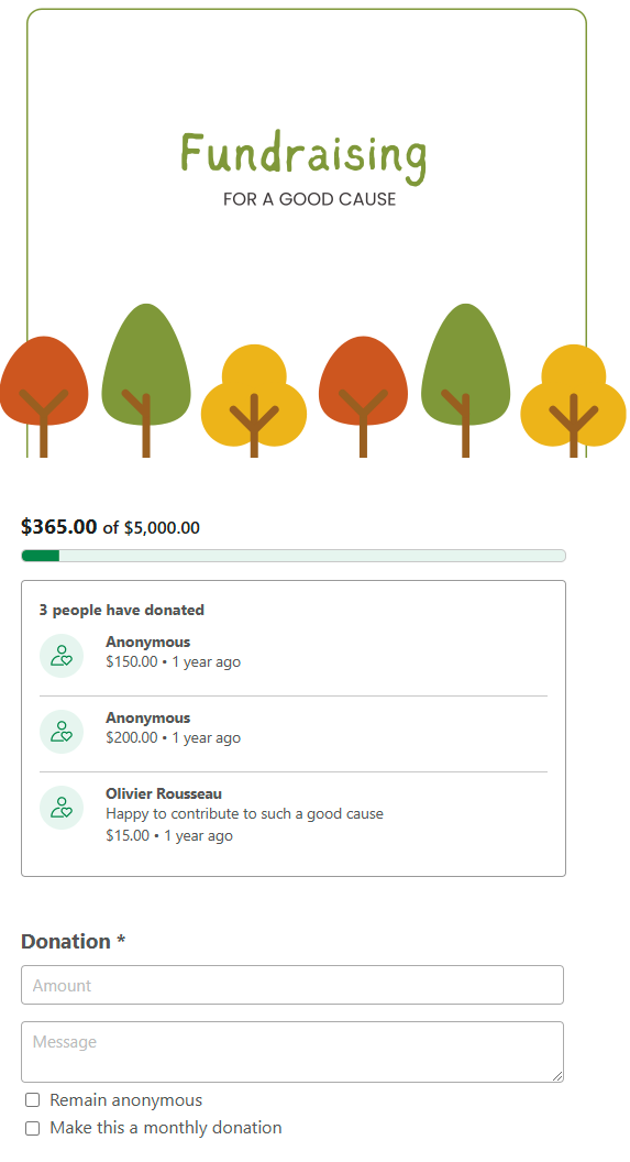Accept online donations — illustration