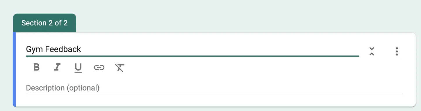 Add a New Section
