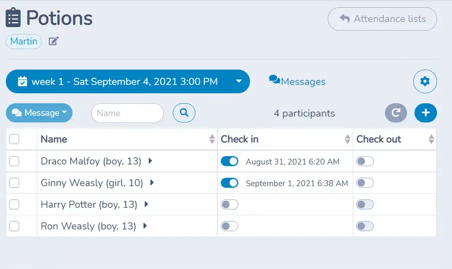 Attendance tracking — illustration