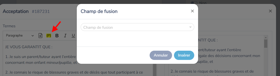 Création d'un formulaire de consentement avec signature électronique — illustration