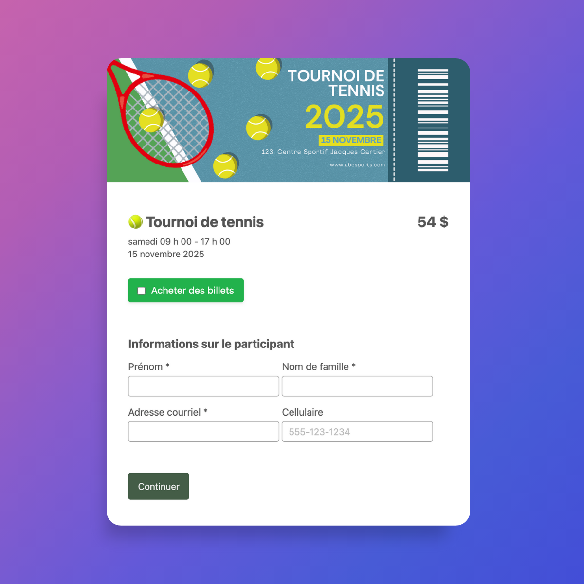 Inscriptions-en-ligne-Activity-Messenger