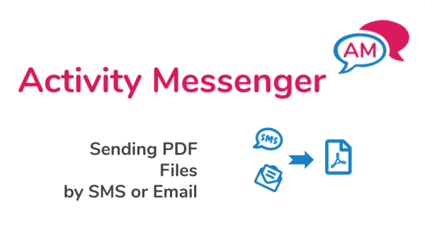 Sending PDF documents by email and text messages