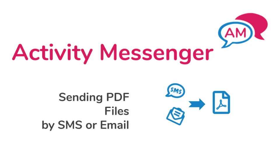 Sending PDF documents by email and text messages