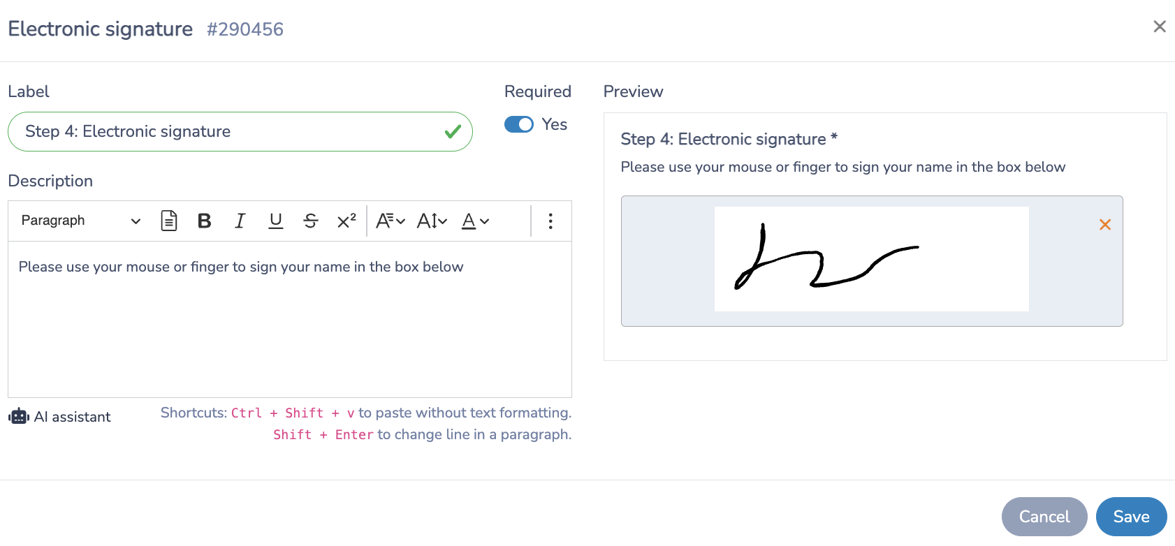 Include a digital signature in your martial arts waiver form