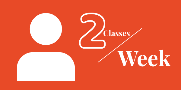 1 month at 2 classes/week