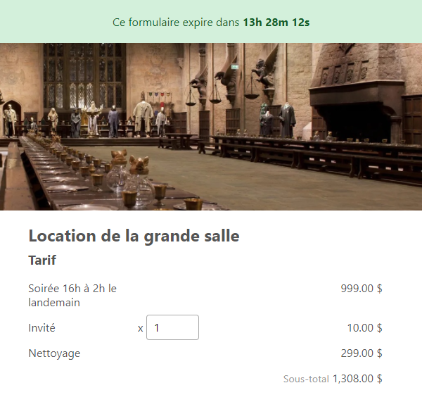 Pré-remplir un formulaire pour un client — illustration