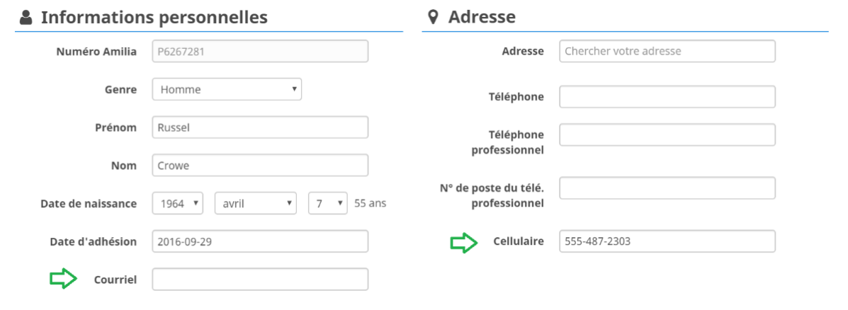 Création d'une liste à partir de participants d'Amilia — illustration