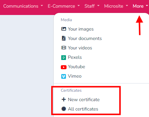 Generate certificates in bulk — interface