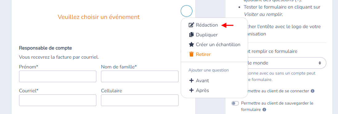 Créer un Nouveau Formulaire