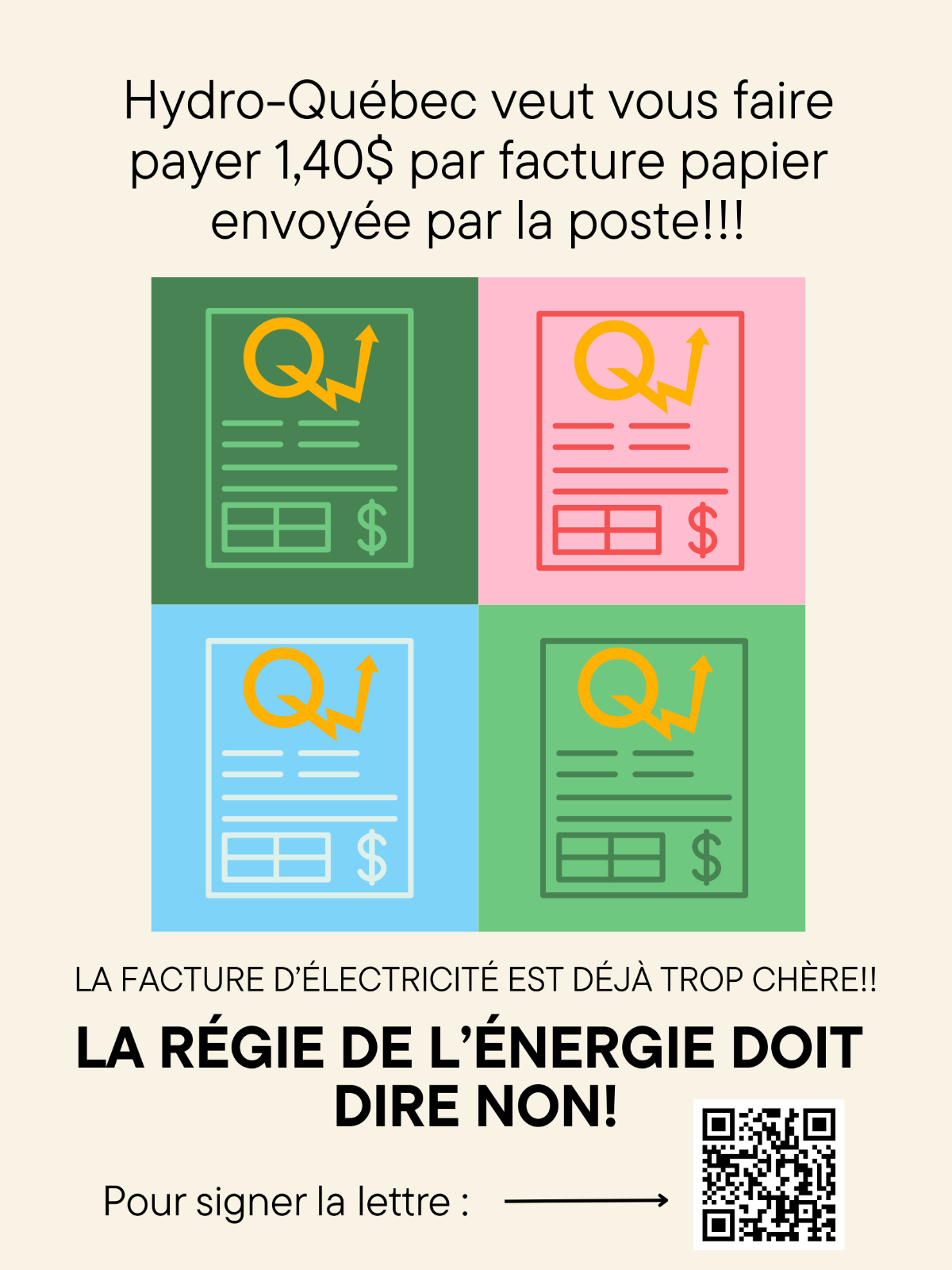 Pour la lettre