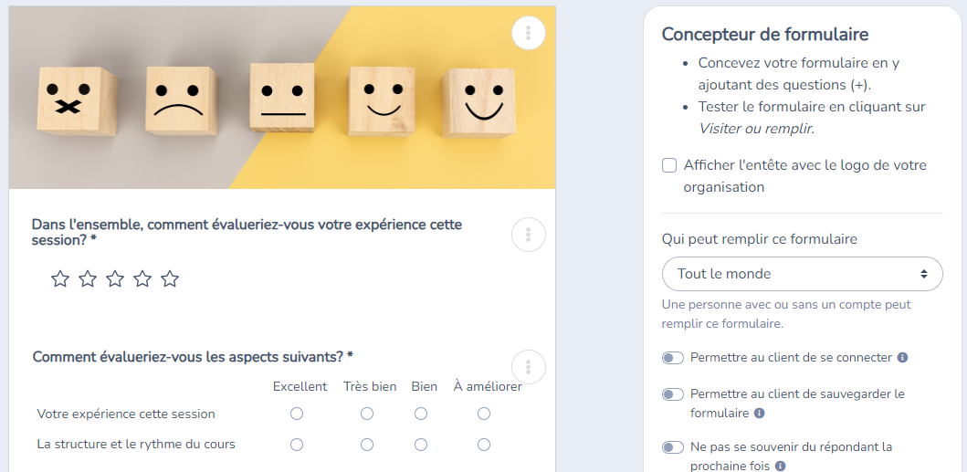 Création de Sondages et Analytique — illustration