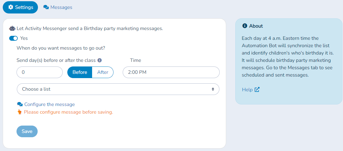 Marketing for birthday reservations — illustration