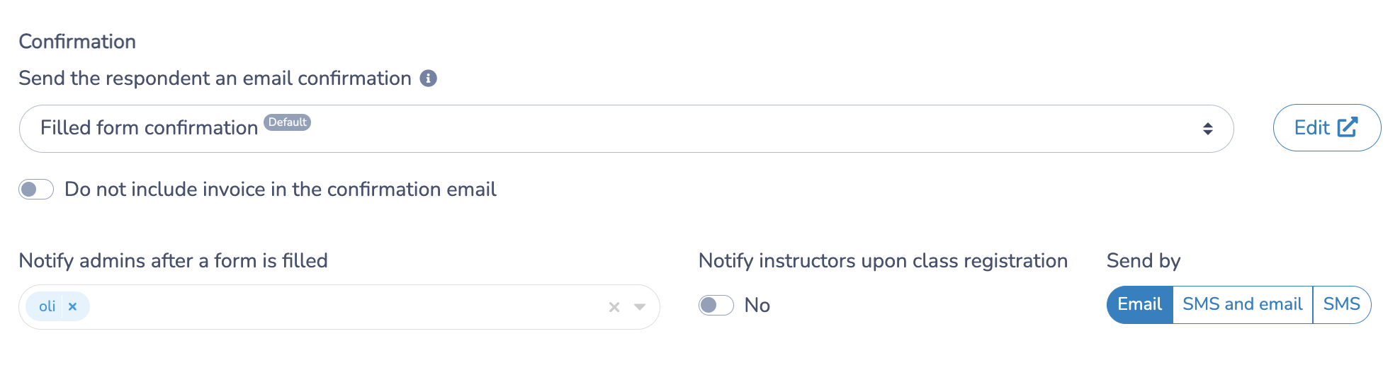 Get notified every time someone applies