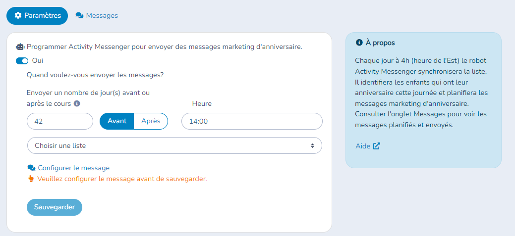 Marketing pour réservation d'anniversaire — illustration