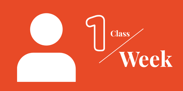 1 month at 1 class/week