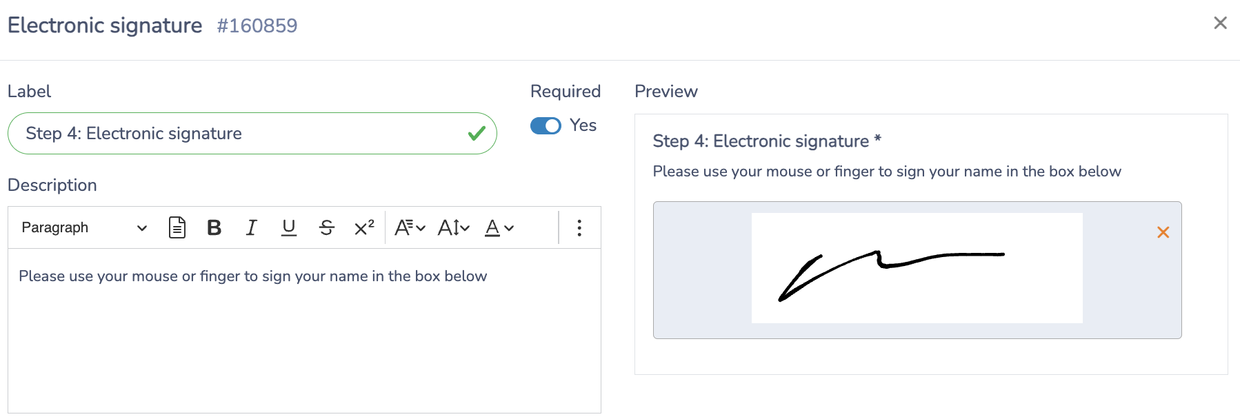 Include a digital signature on your gymnastics waiver form