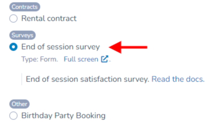 Evaluation forms — illustration