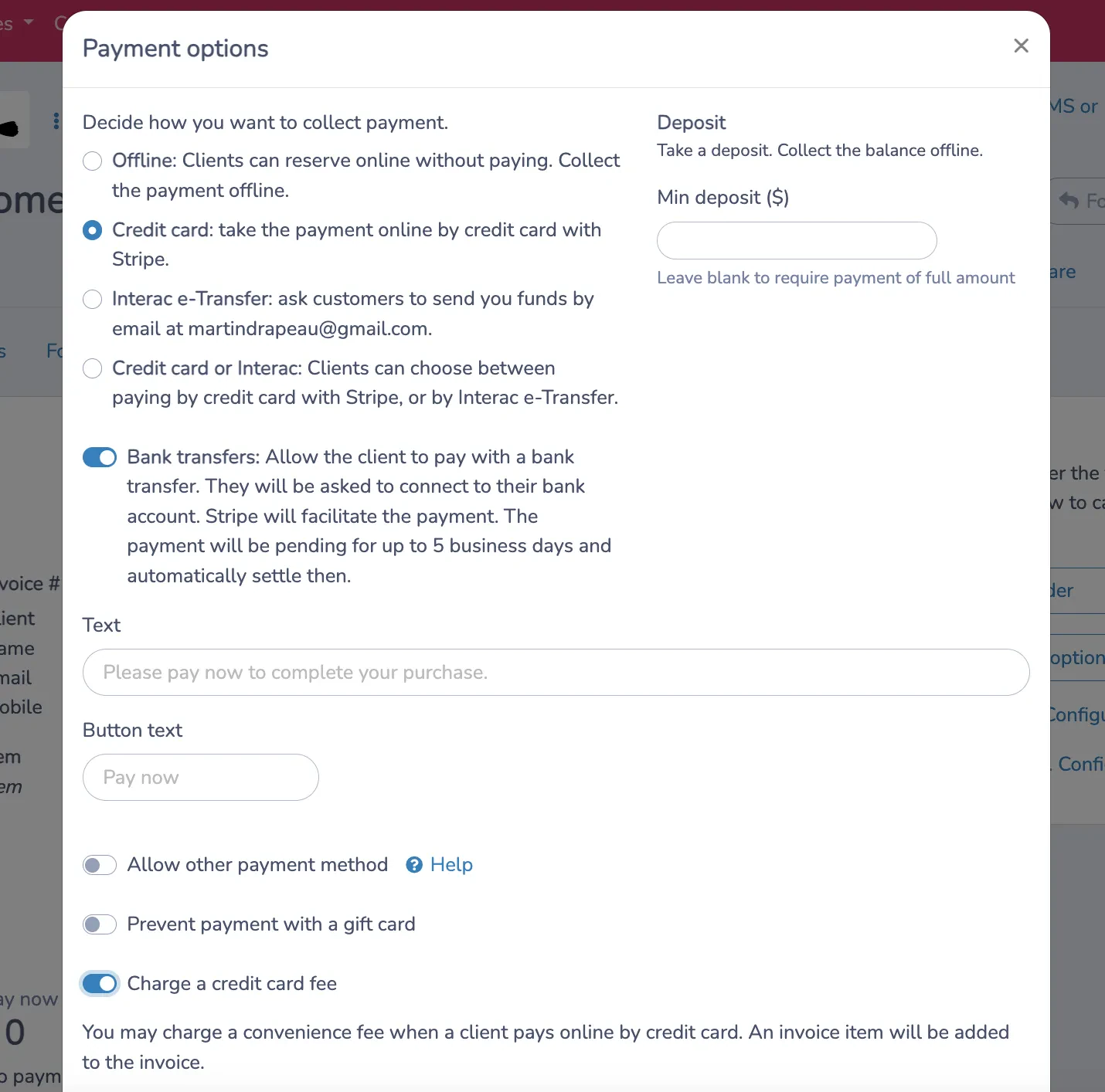 Adding different payment options to your form with stripe