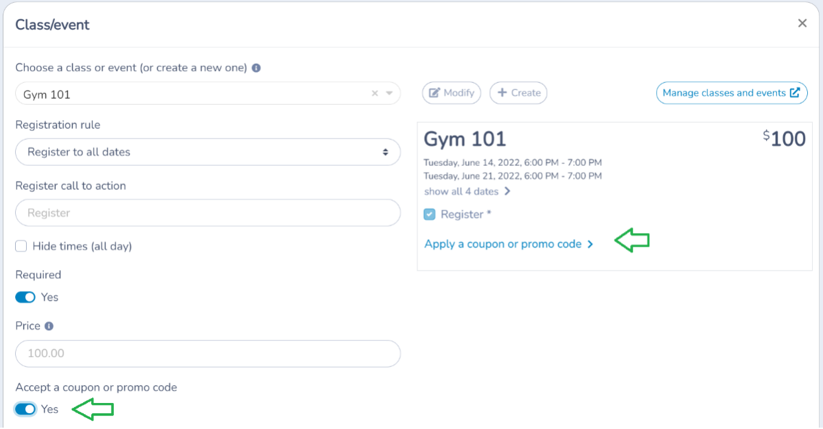 Discounts: promo codes, subsidies, coupons, custom payment forms and pro rata — illustration