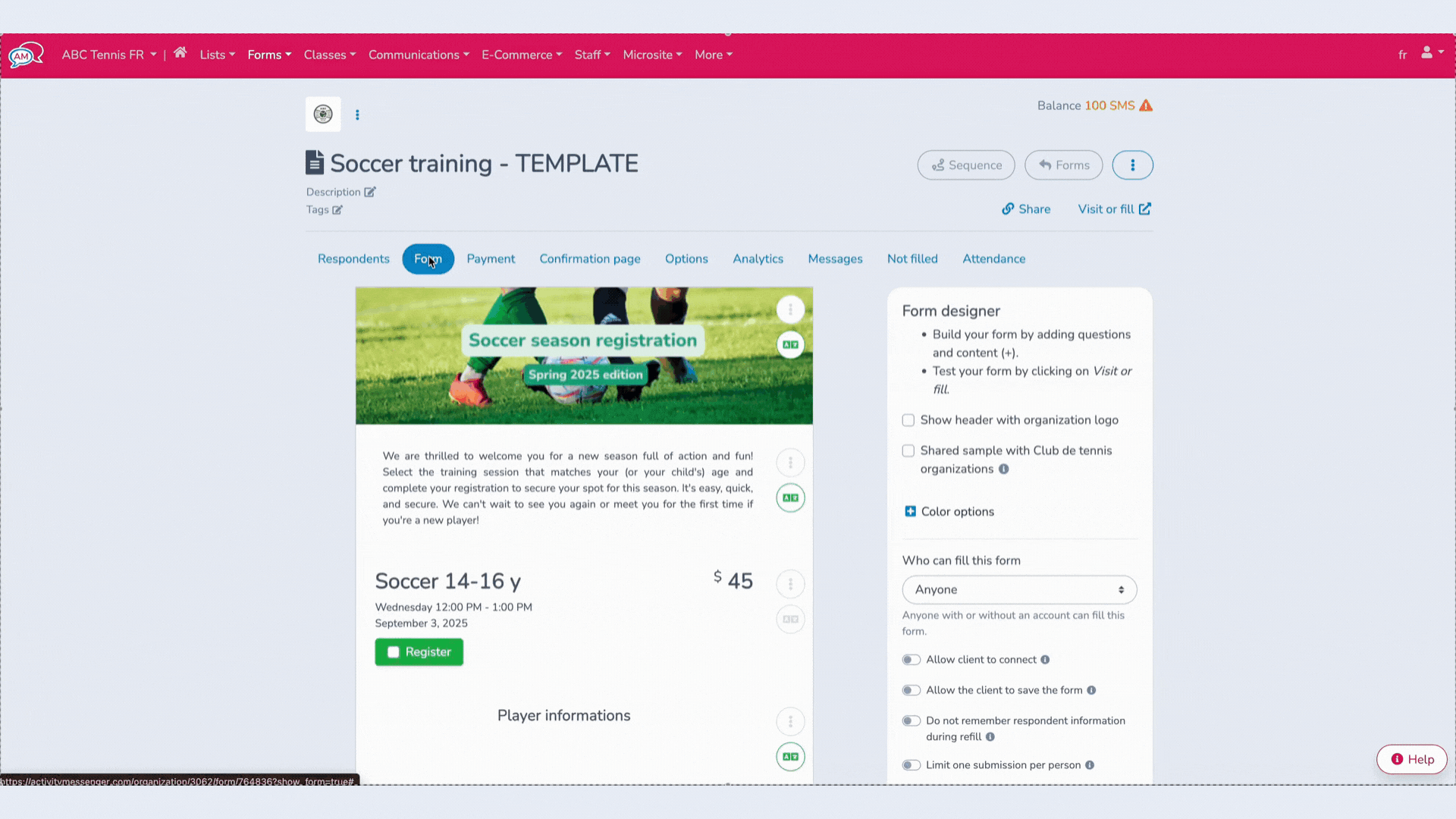 Waitlist-Activity-Messenger