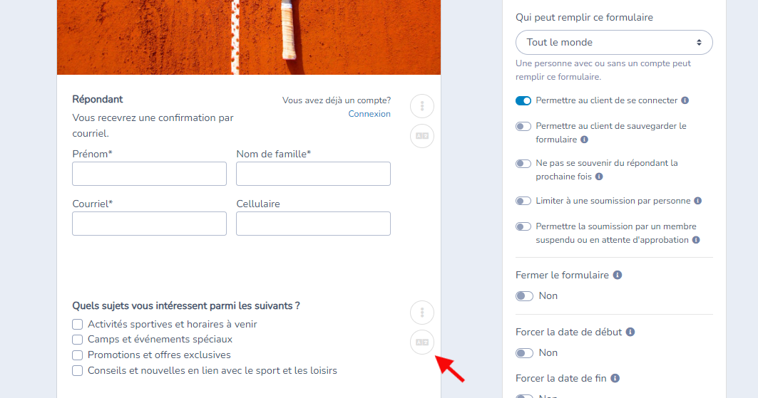 Traduire un formulaire — illustration