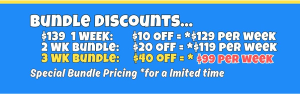 Early Bird Discounts Listing