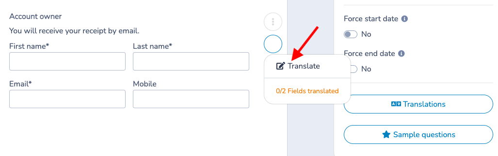 Translate a Form — illustration