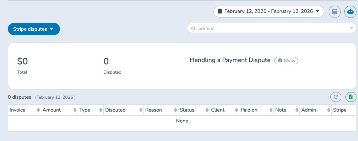 Review and respond to Stripe disputes