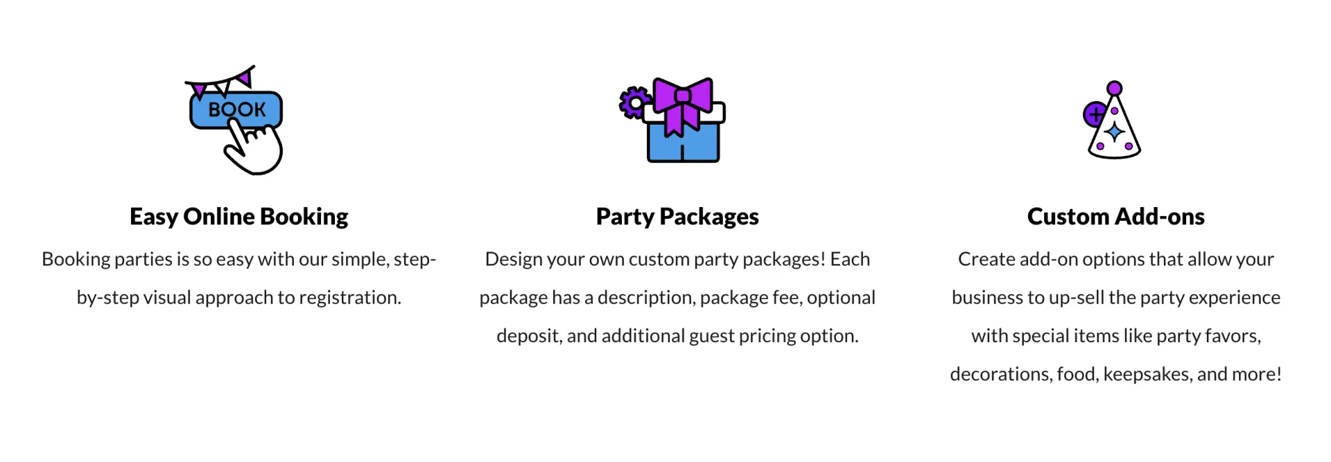 iClassPro birthday party features
