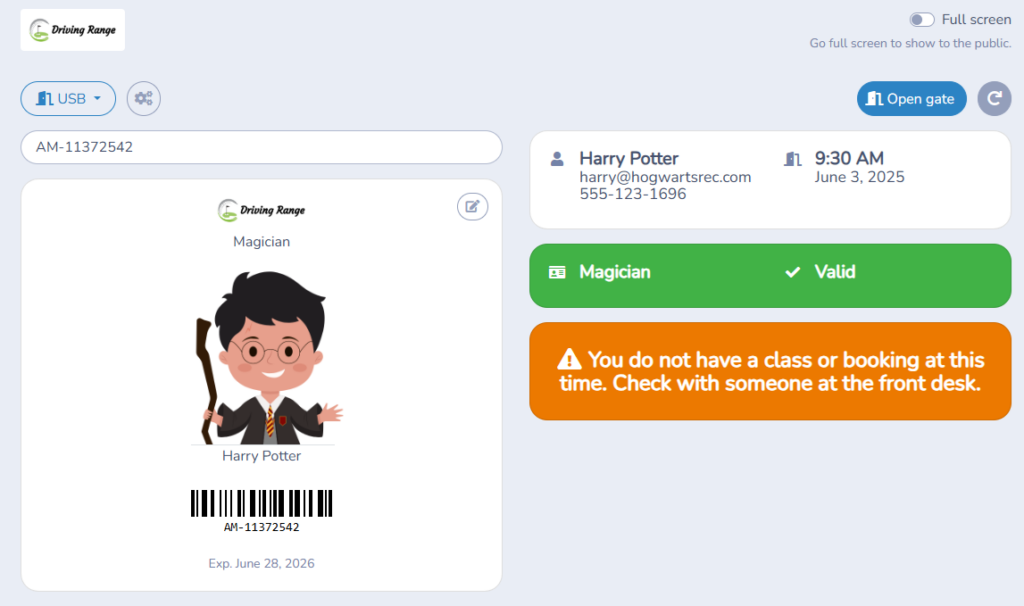 Access-control-Activity-Messenger