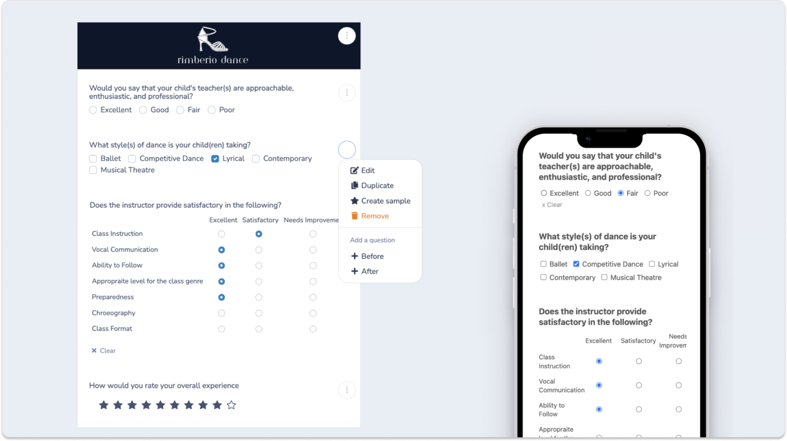 Designing Your Dance Studio Survey in Canva