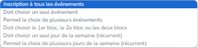 Vendre un cours à la session ou à la carte