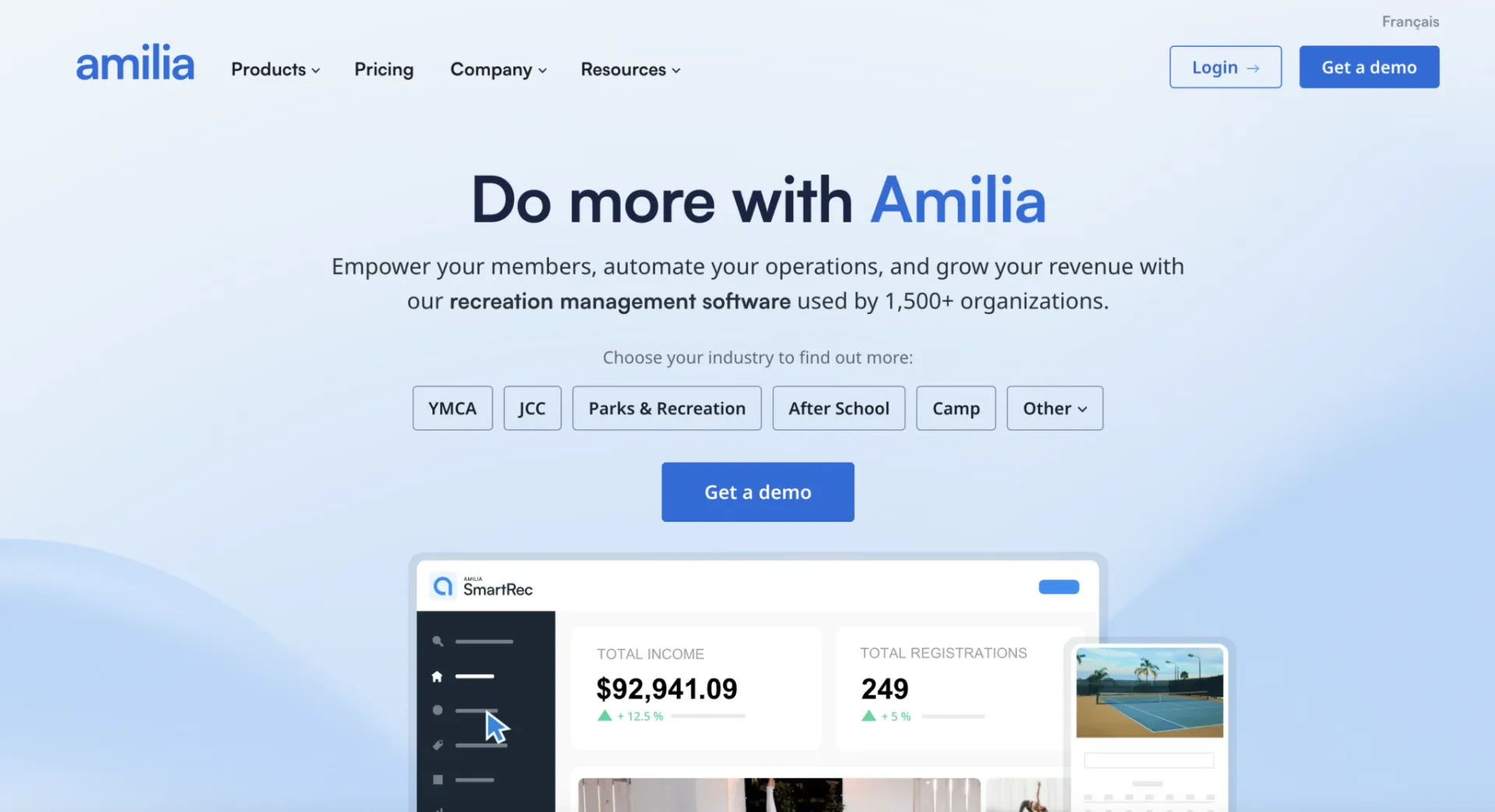 See what Amilia (SmartRec) can do as the best gymnastics software