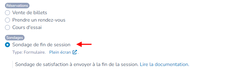 Création de Sondages et Analytique — illustration