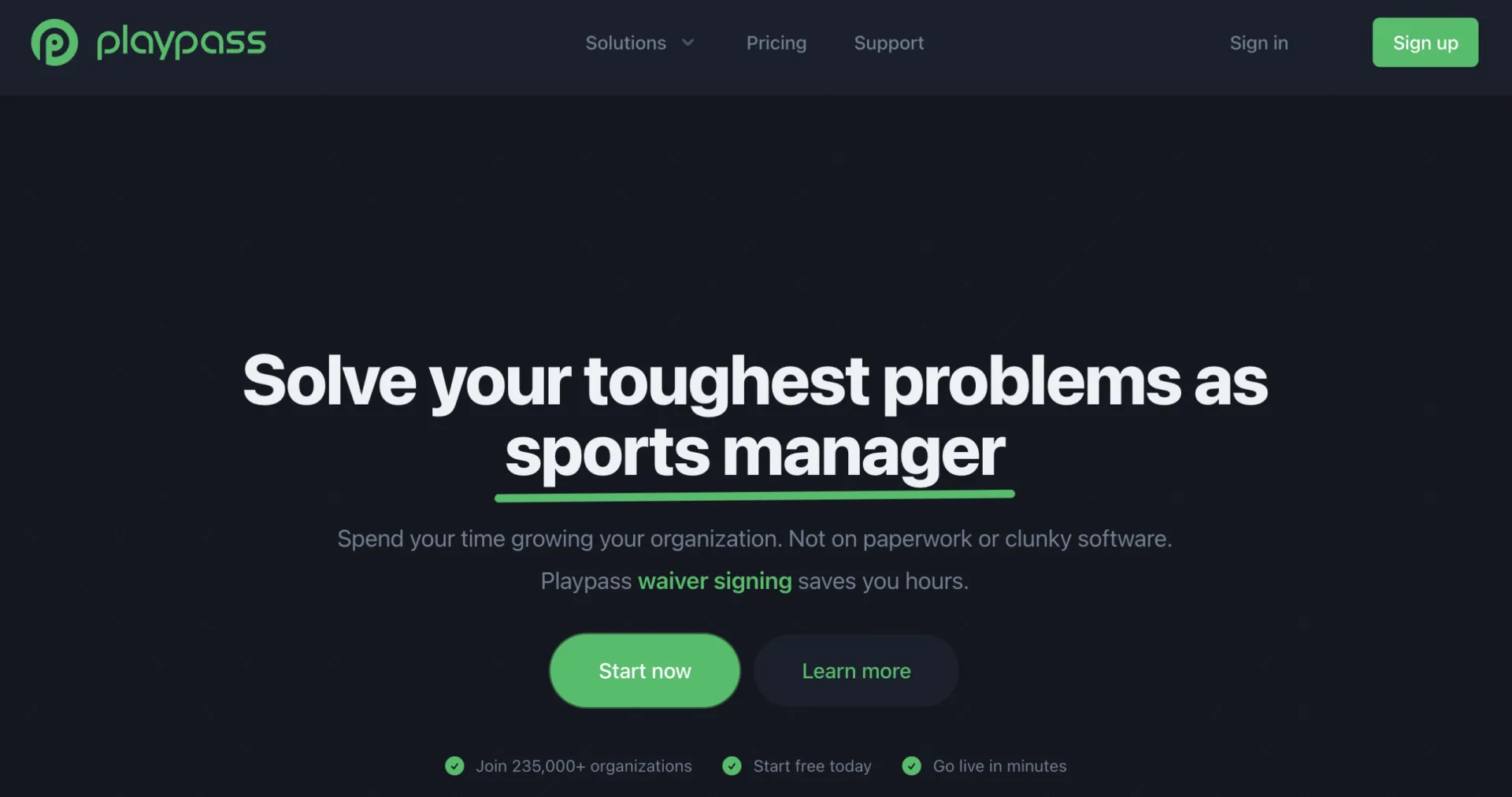 Playpass basketball management software