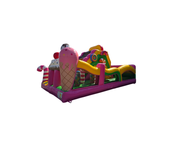 Jeu Gonflable Parcours sucré 26'x13'
