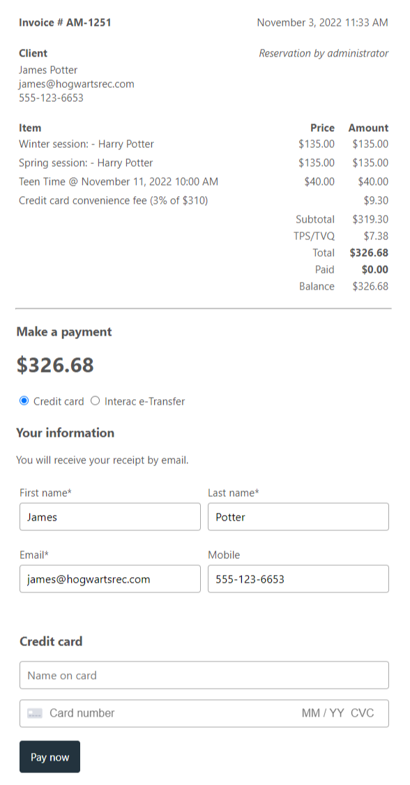 Payment methods — illustration