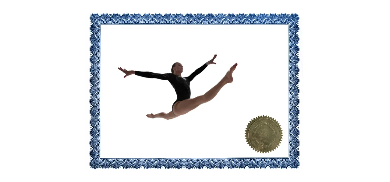 Fiche d’évaluation et certificats pour club de gymnastique