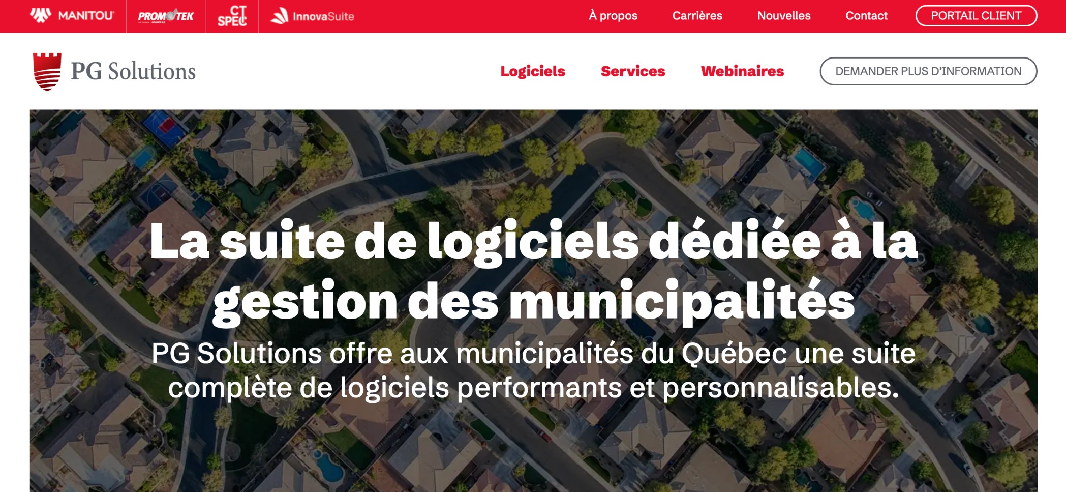 Alternative Québécoise à PG solution pour les loisirs muncipaux
