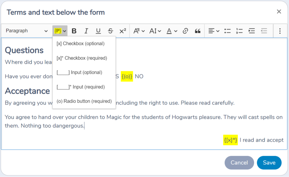 Building waivers to capture consent with electronic signatures — illustration