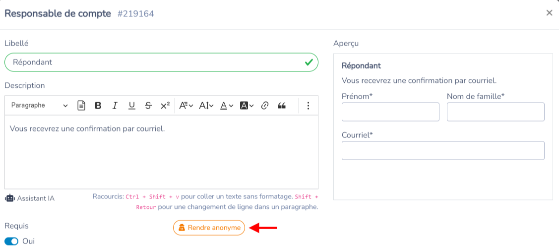 Création de Sondages et Analytique — illustration
