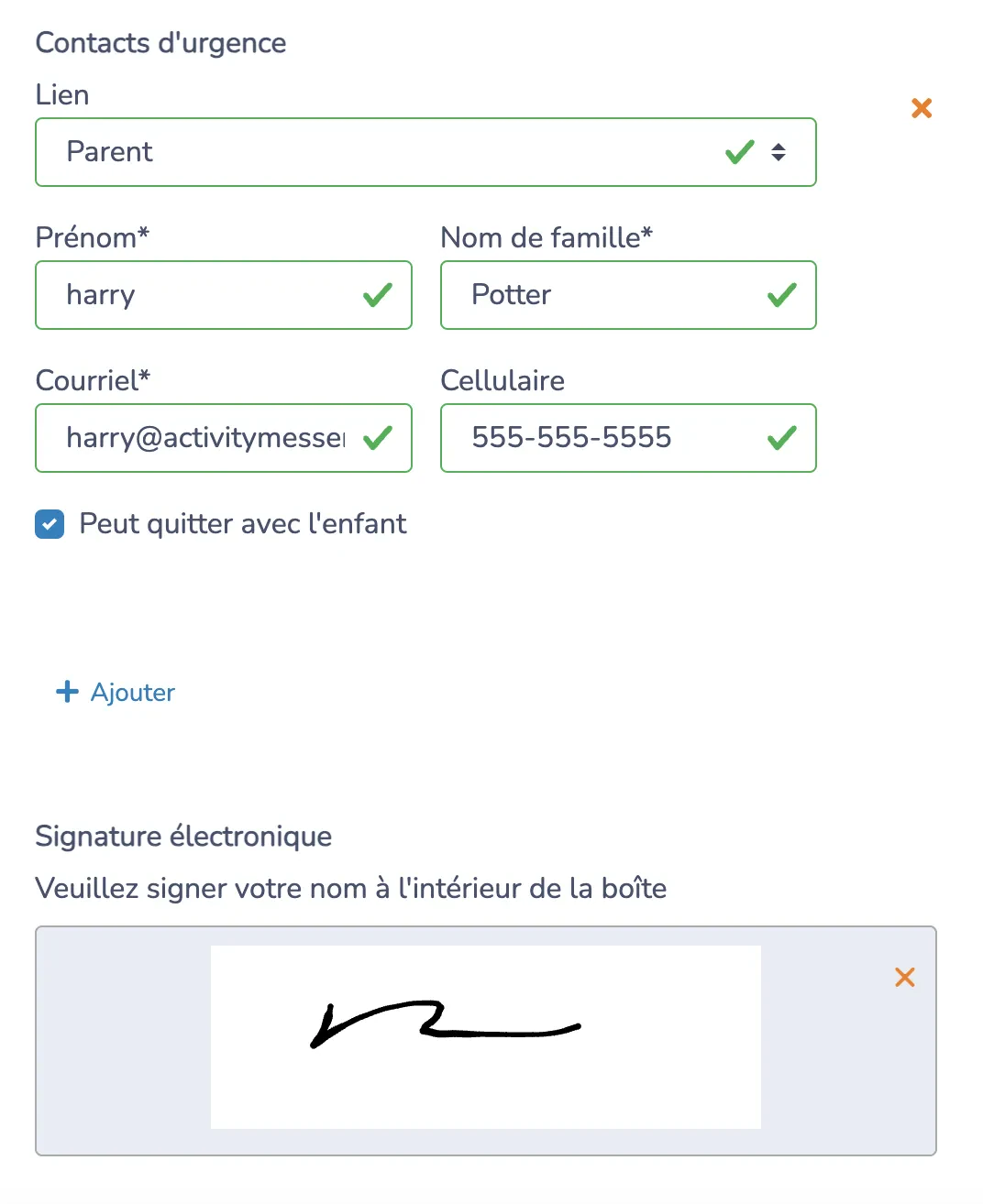 Préparation en cas d'urgence