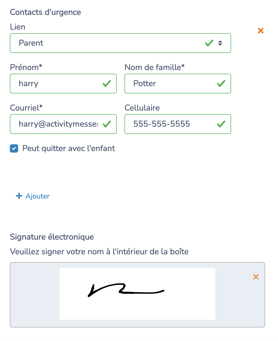 Préparation en cas d'urgence