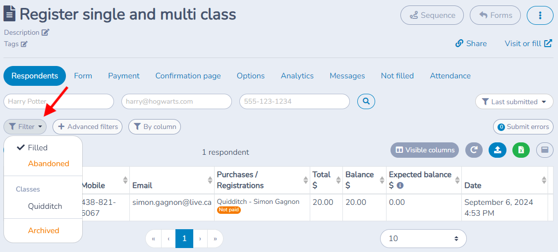Form management — illustration